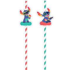 Lilo & Stitch Paper Straws 8pk