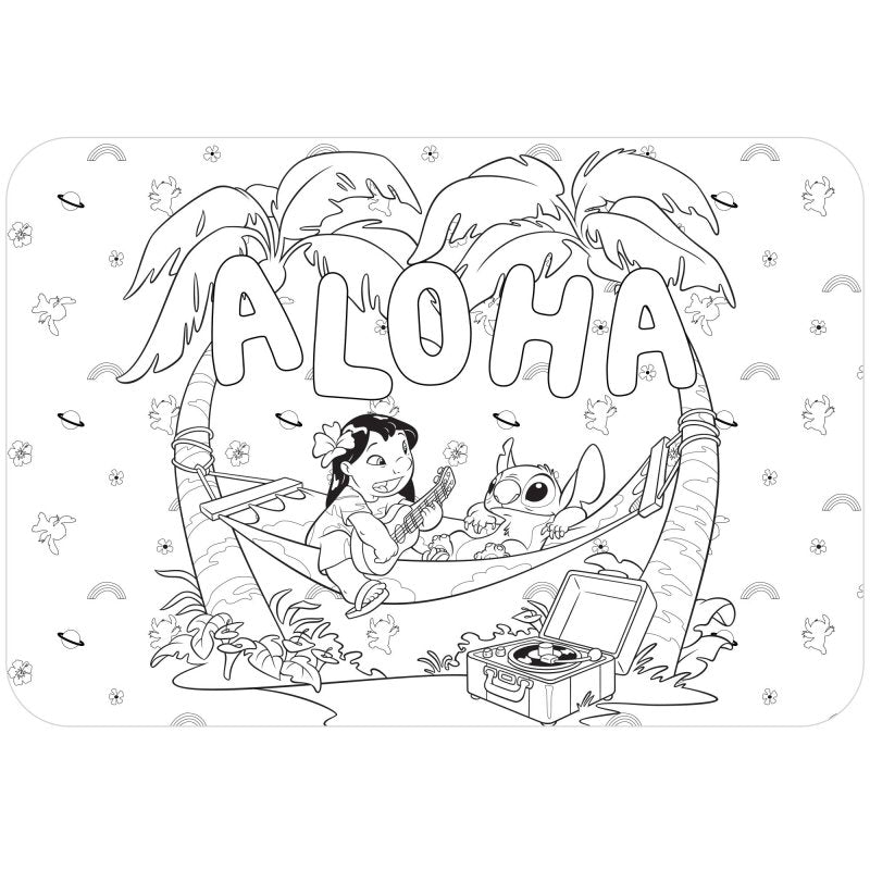 Lilo & Stitch Colour In Placemats 8pk