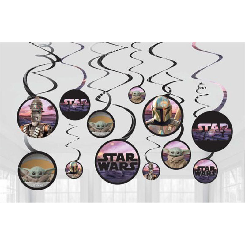 The Mandalorian Swirl Decorations