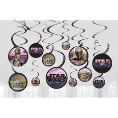 The Mandalorian Swirl Decorations