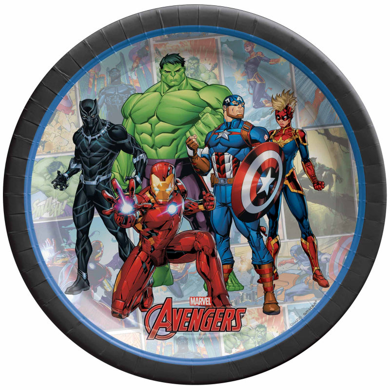 Marvel Avengers Plates 8pk
