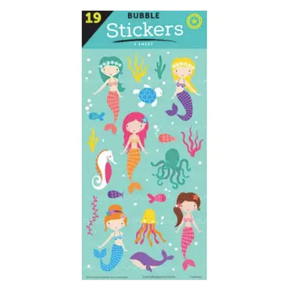 Mermaid Bubble Stickers