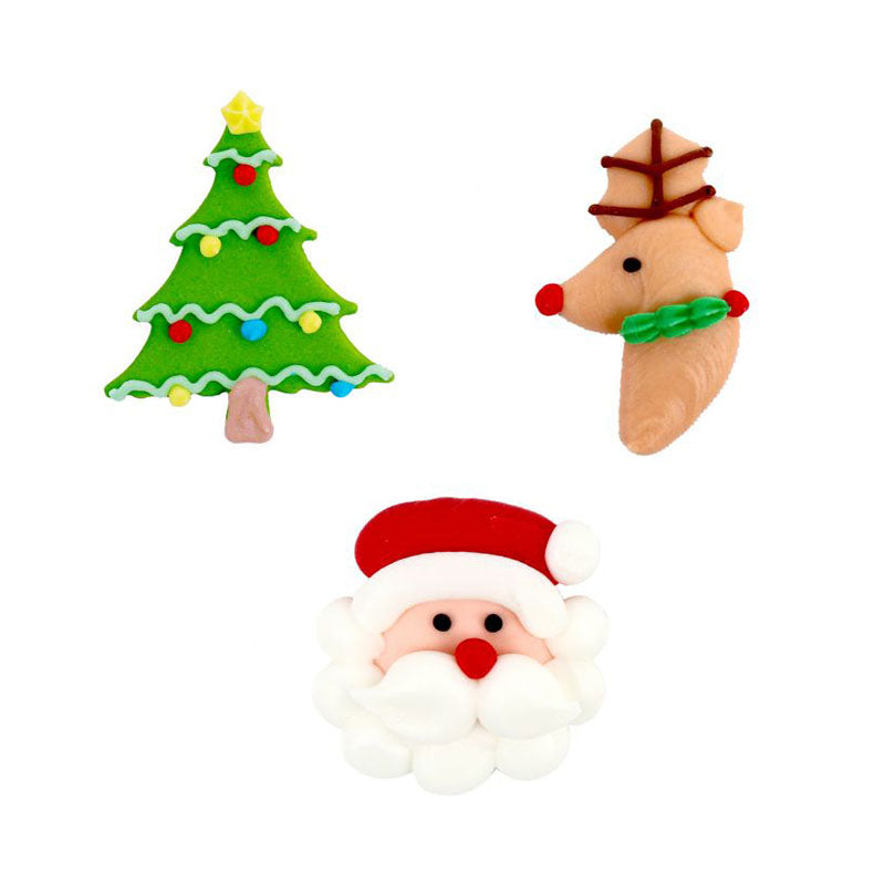 Merry Mates Icing Decorations 6pk