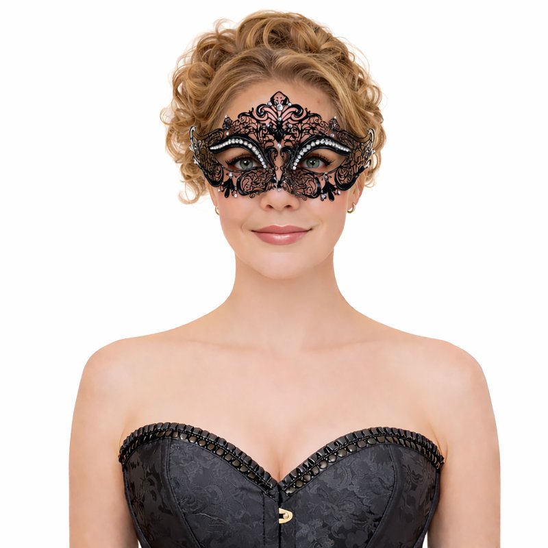 Venetian Metal Masquerade Mask