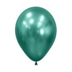Metallic Aurora Green Balloons