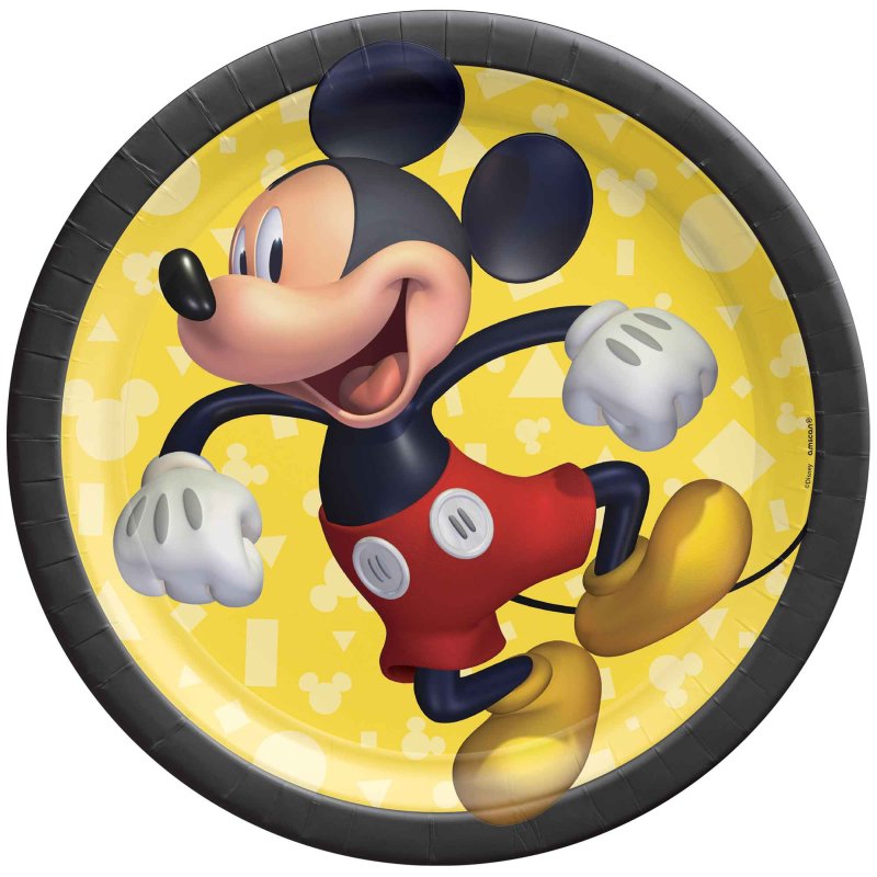 Mickey Mouse Forever Plates 8pk