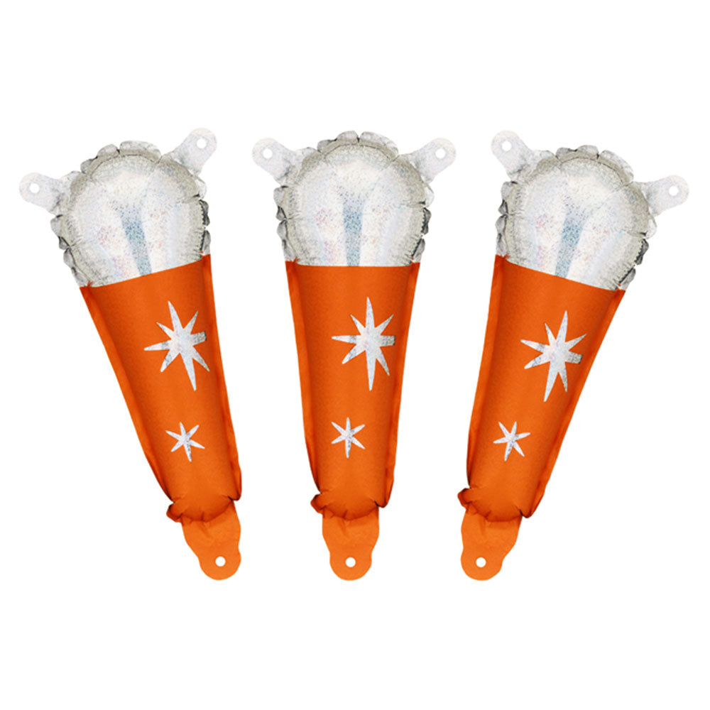 Microphone Foil Balloons 3pk