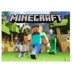 Minecraft Edible Icing Cake Image A4