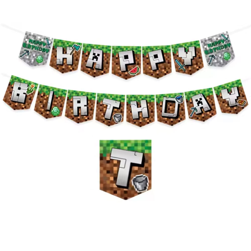 Minecraft Grass Block Banner