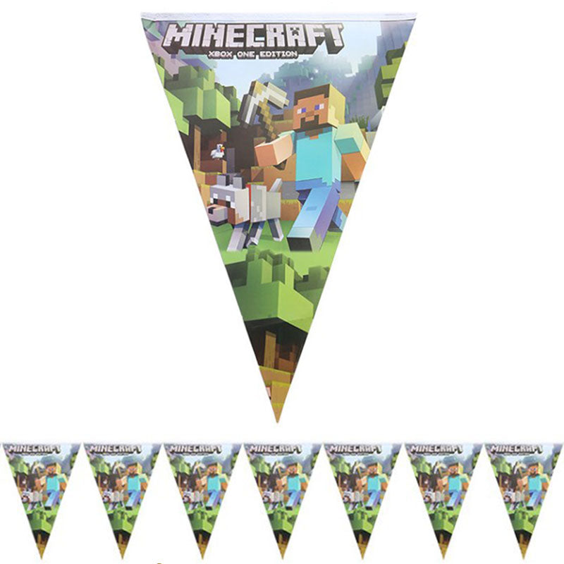 Minecraft Pennant Banner