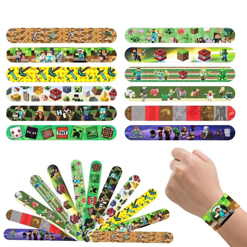 Minecraft Slap Bands 12pk