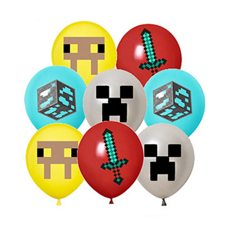 Minecraft Balloons Java Minecraft Balloons 16pk | The Party Room NZ