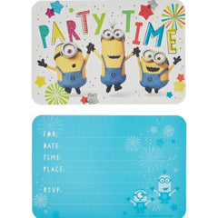 Minions Invitations 8pk
