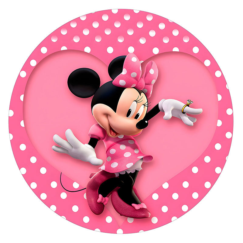 Minnie Mouse Edible Icing Cake Image