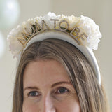 Floral Mum to Be Baby Shower Headband
