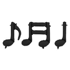 Musical Notes Foil Balloons 3pk