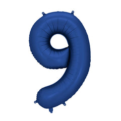 Navy Giant Foil Number Balloon - 9