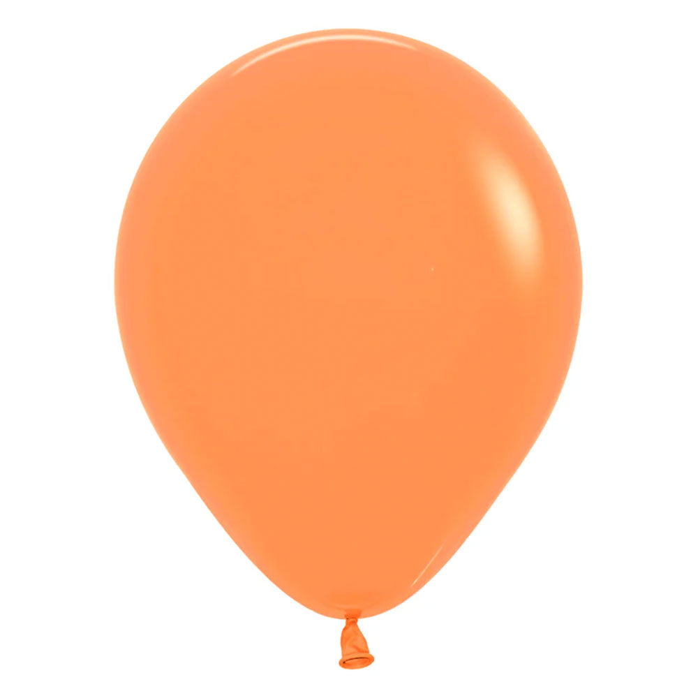Neon Orange Balloons