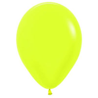 Neon Yellow Balloons