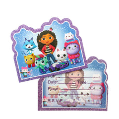 Gabby's Dollhouse Invitations 10pk
