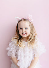Kitty Cat Headband with Pink Bow