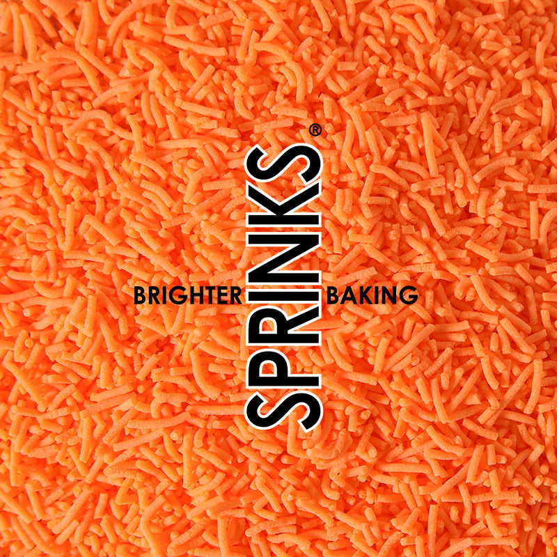 Orange Jimmies Sprinkles