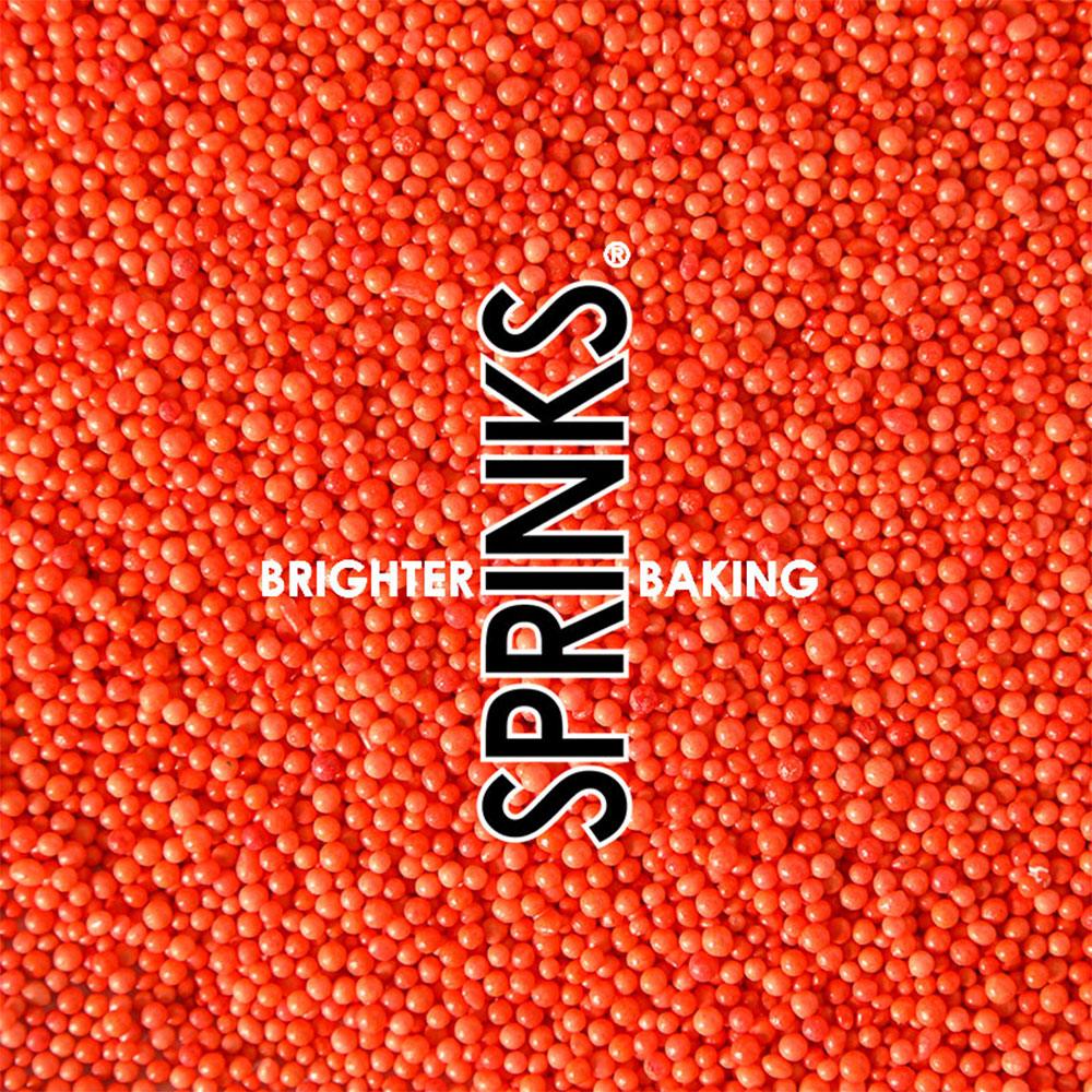 Orange Nonpareils Sprinkles