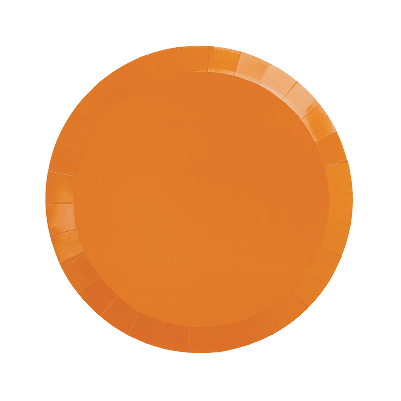 Tangerine Snack Plates 20pk