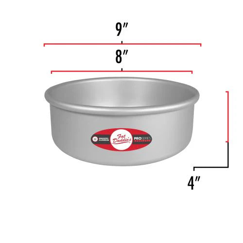 Fat Daddio's Round Extra Deep Cake Tin 8"x 4"