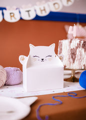 Cat Shaped Cake Boxes 6pk