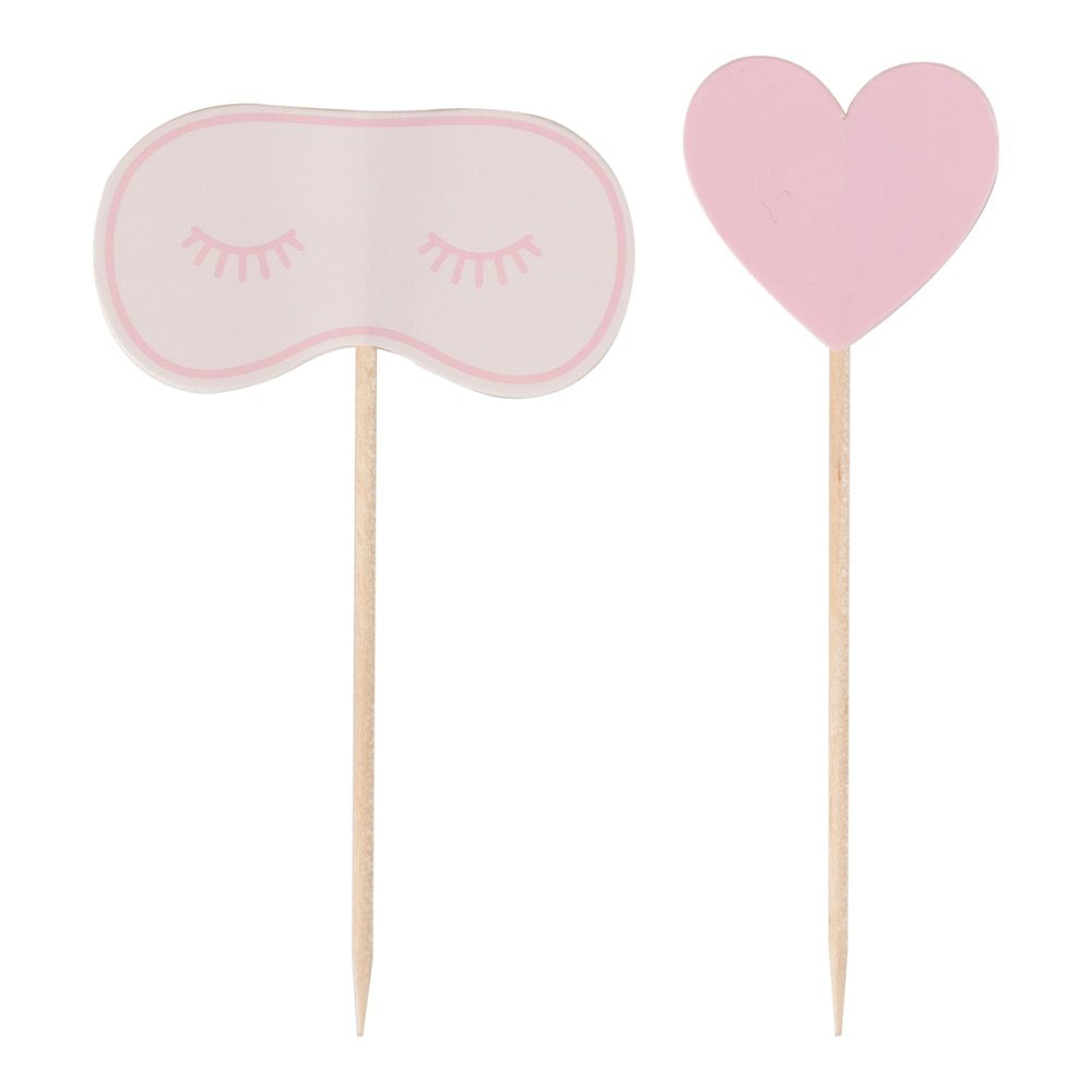 Pamper Party Cupcake Toppers 12pk