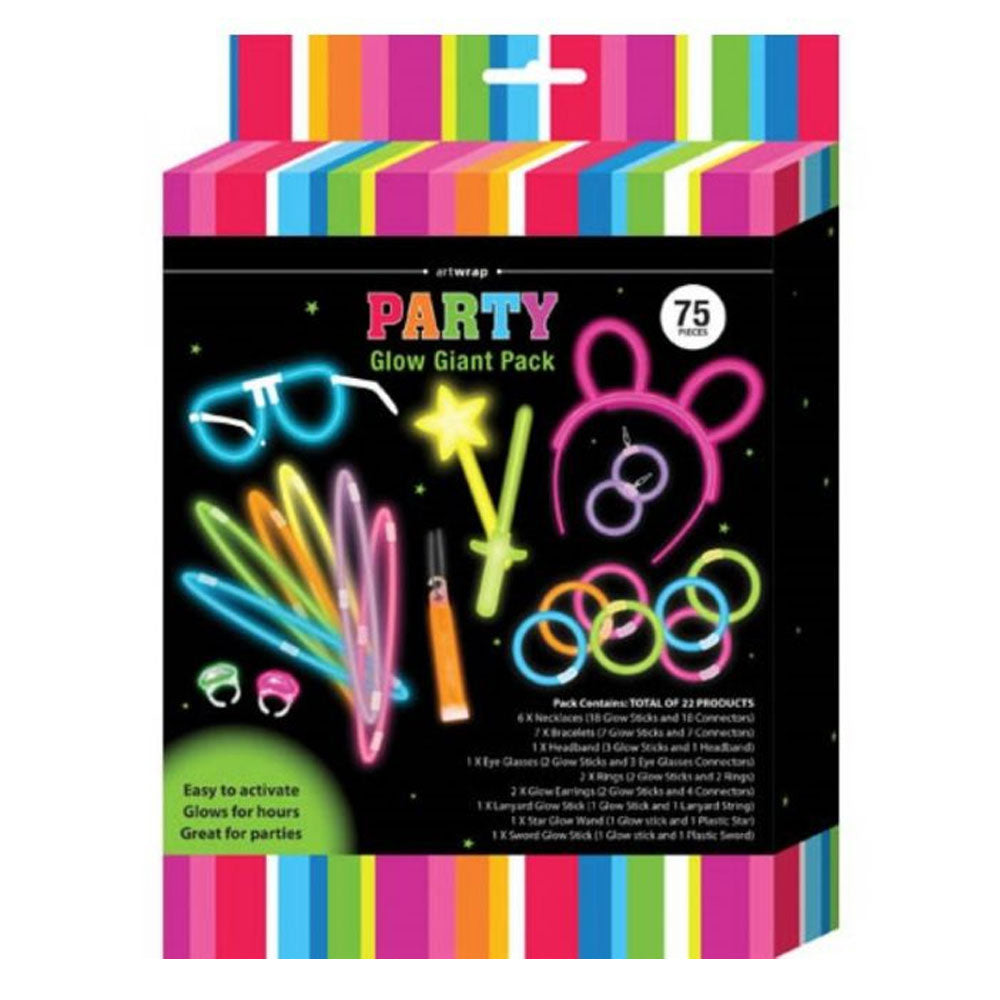 Glow Stick Giant Pack 75pk