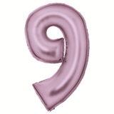 Pastel Pink Giant Foil Number - 9