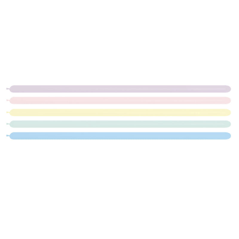 Pastel Matte 260S Modelling Twisting Balloons 100pk
