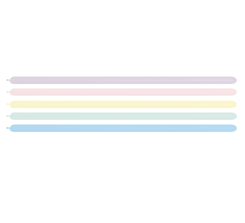 Pastel Matte 260S Modelling Twisting Balloons 100pk
