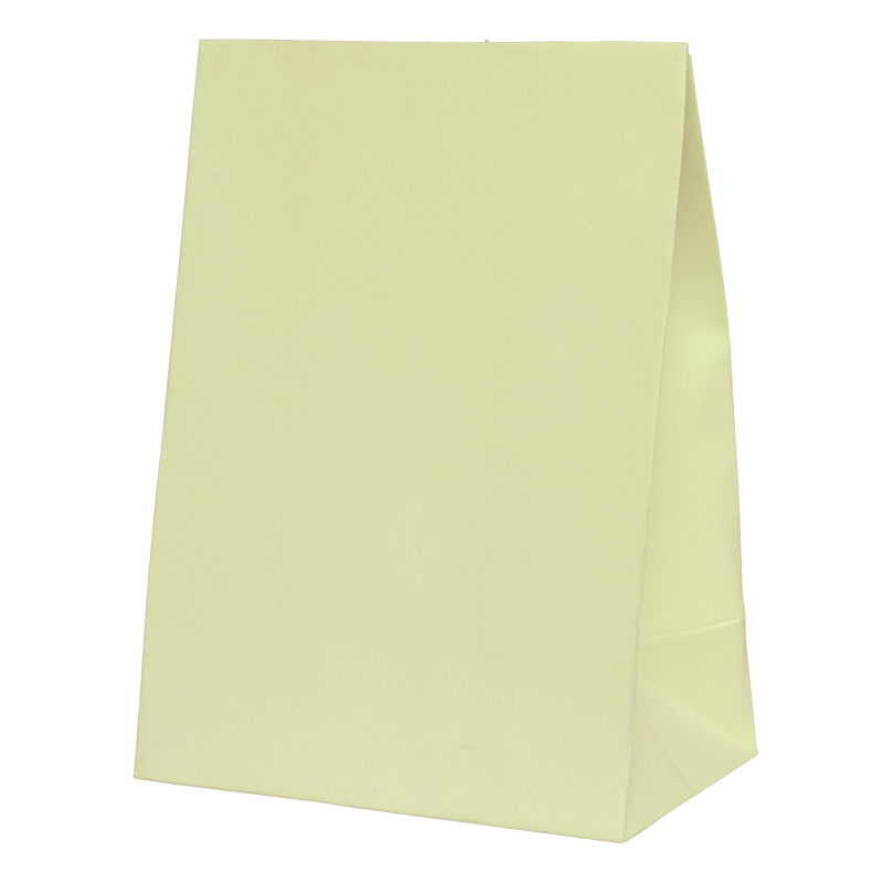 Pastel Yellow Paper Party Favour Bag 10pk
