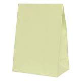 Pastel Yellow Paper Party Favour Bag 10pk