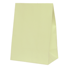Pastel Yellow Paper Party Favour Bag 10pk