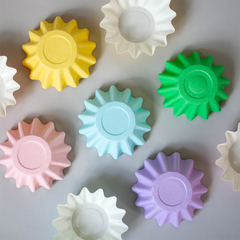 Pastel Mix Bloom Baking Cups (25pk)