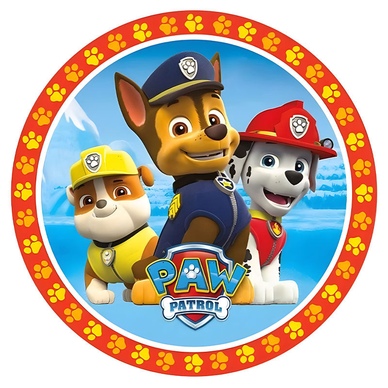 Paw Patrol Boys Edible Icing Cake Image
