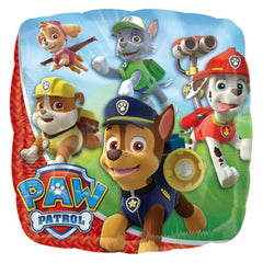 Paw Patrol Characters Square Foil Balloon