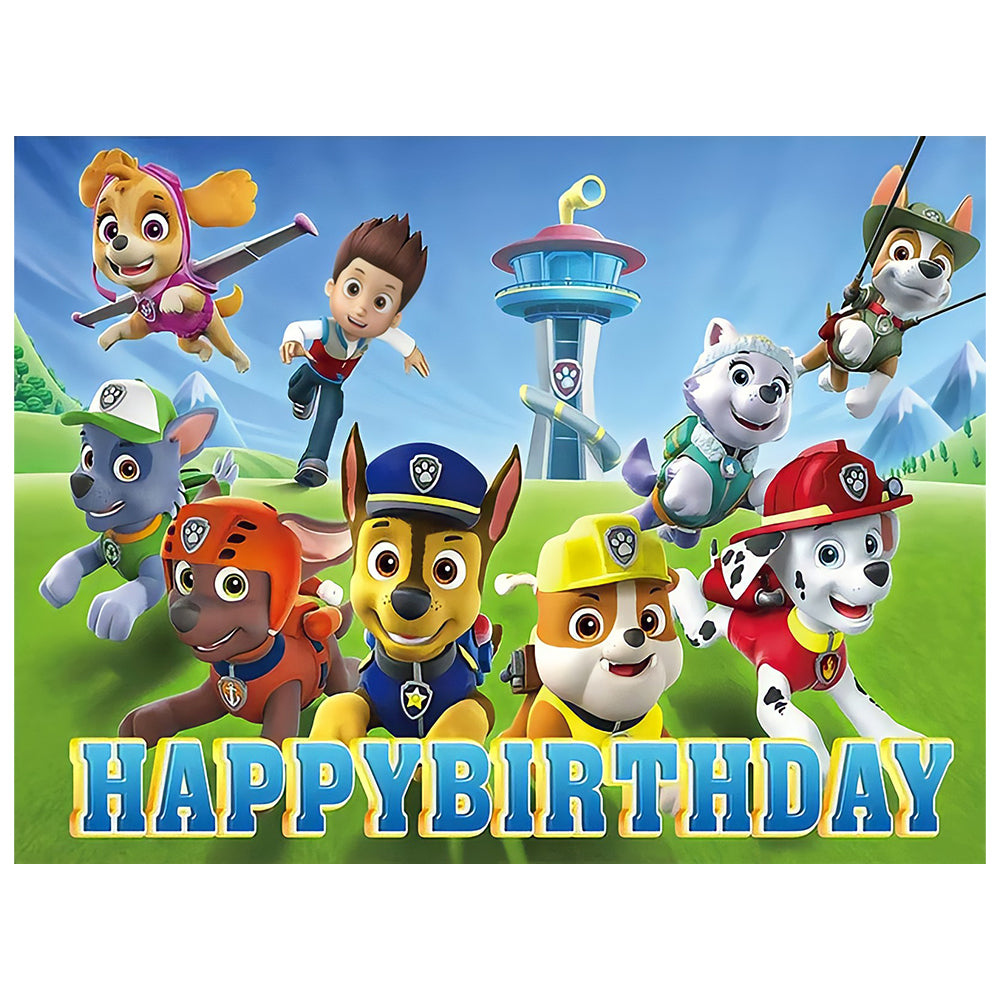 Paw Patrol Poster Backdrop