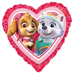 Paw Patrol Heart Foil Balloon
