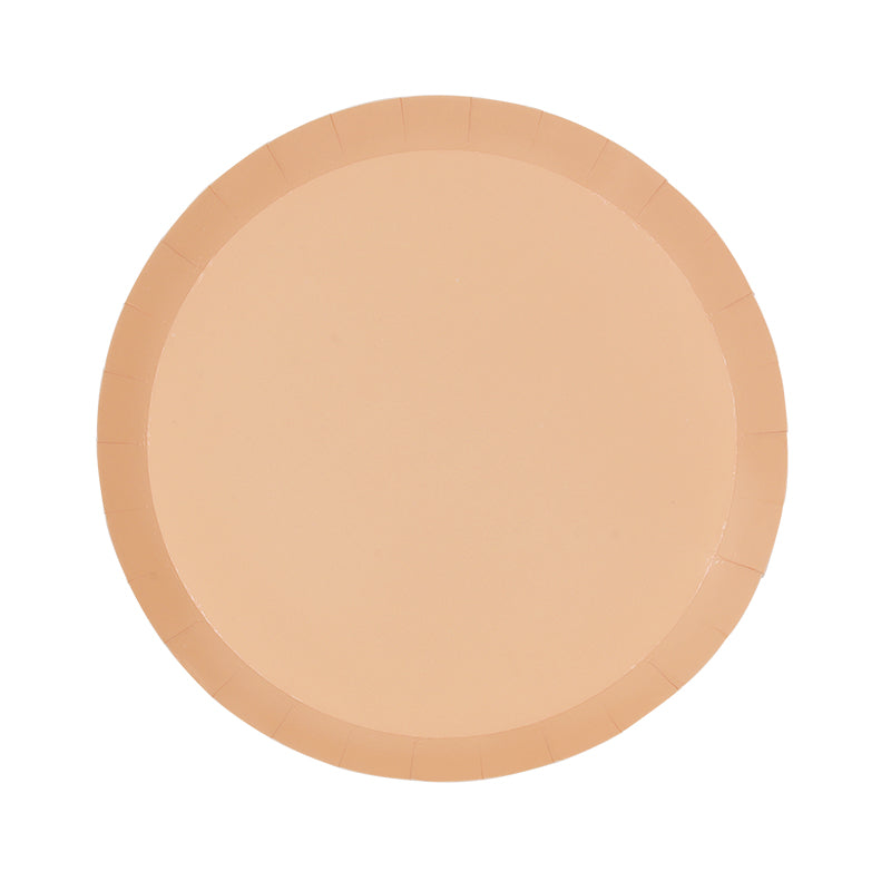 Peach Snack Plates 20pk