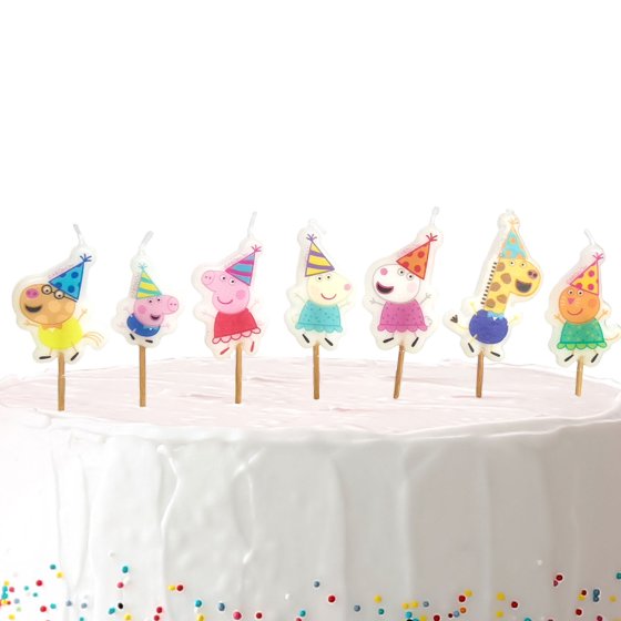 Peppa Pig Birthday Candles