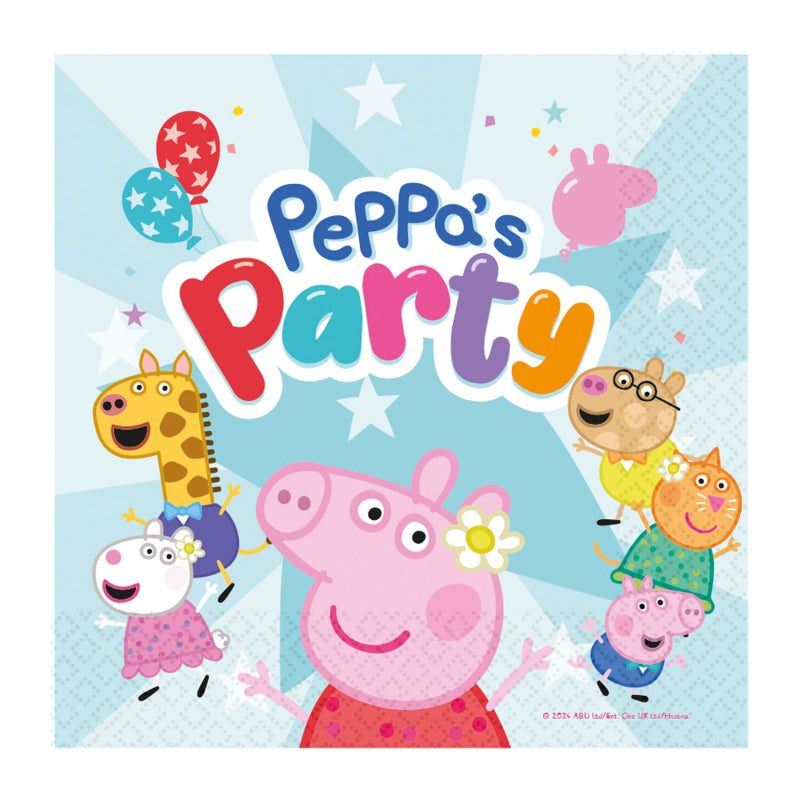 Peppa Pig Napkins 16pk