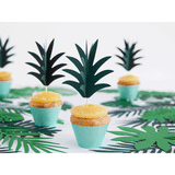 Pineapple Leaves Cupcake Topper