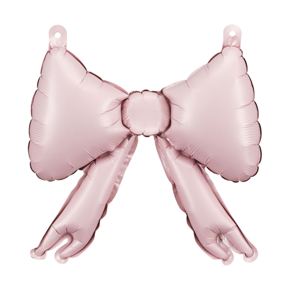 Pink Bow Foil Balloons 5pk
