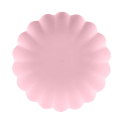 Pink Frill Reusable Plates 4pk