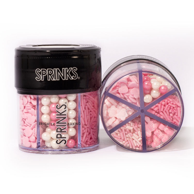 Pink Charm 6 Cell Sprinkles